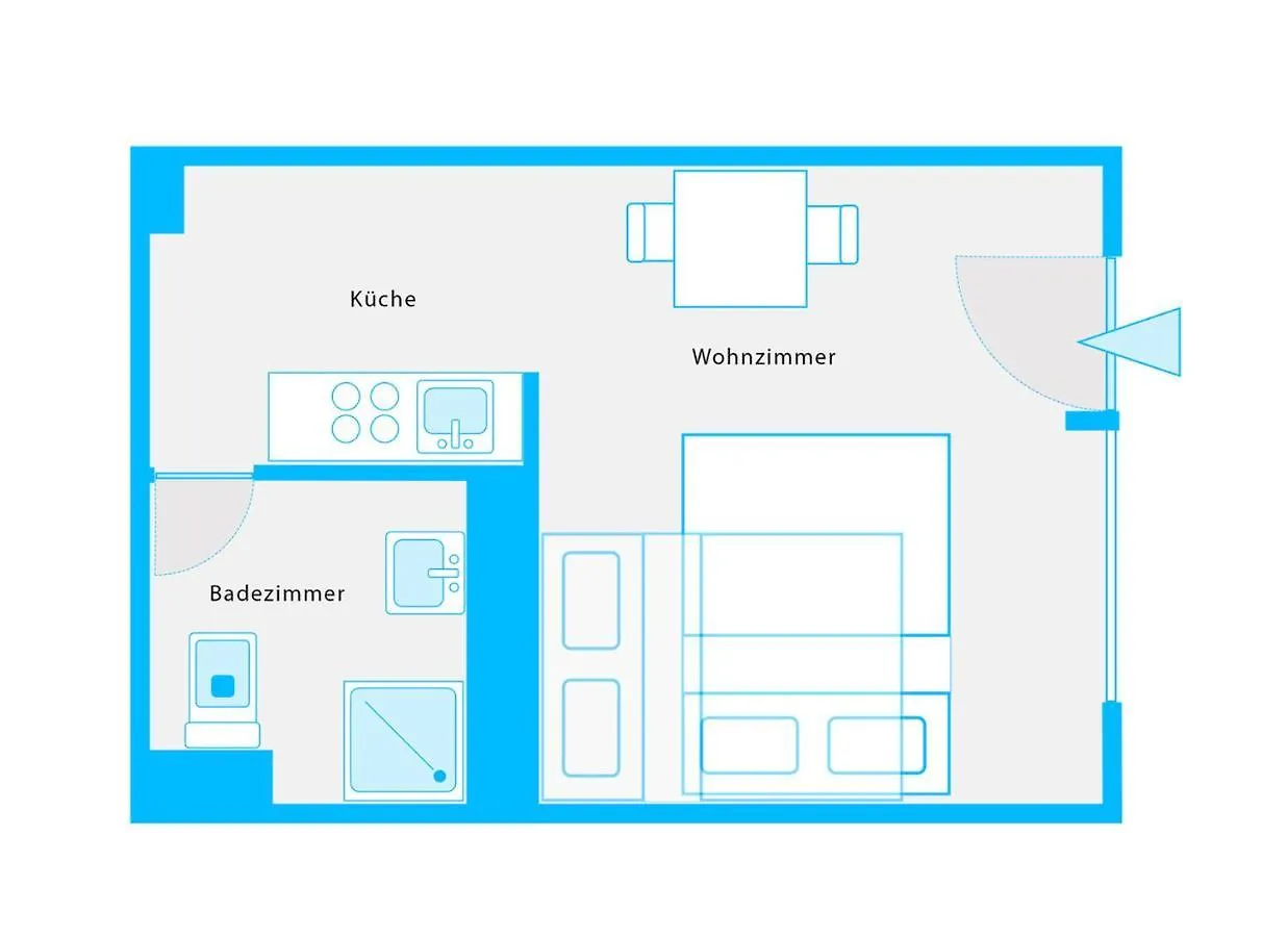 GreatStay - Koburger Str. 14 VH Berlin Apartment